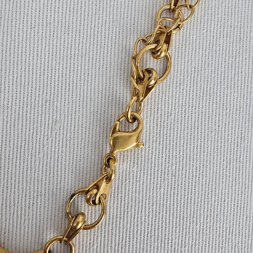 Fifth Avenue Gold Tone Chain Link Necklace