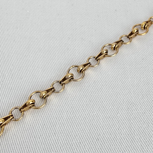 Fifth Avenue Gold Tone Chain Link Necklace
