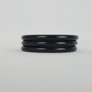 Vintage Black Set of 3 Bangle Bracelets