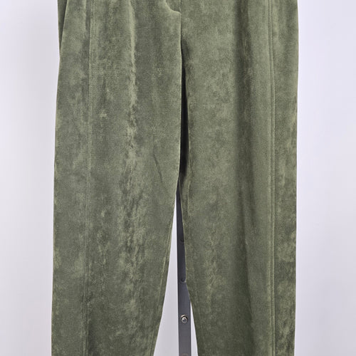 Vintage Cambridge Dry Goods Olive Green Pants Pleated High Waist Size 8