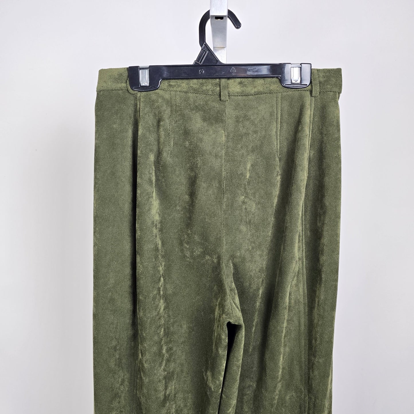 Vintage Cambridge Dry Goods Olive Green Pants Pleated High Waist Size 8