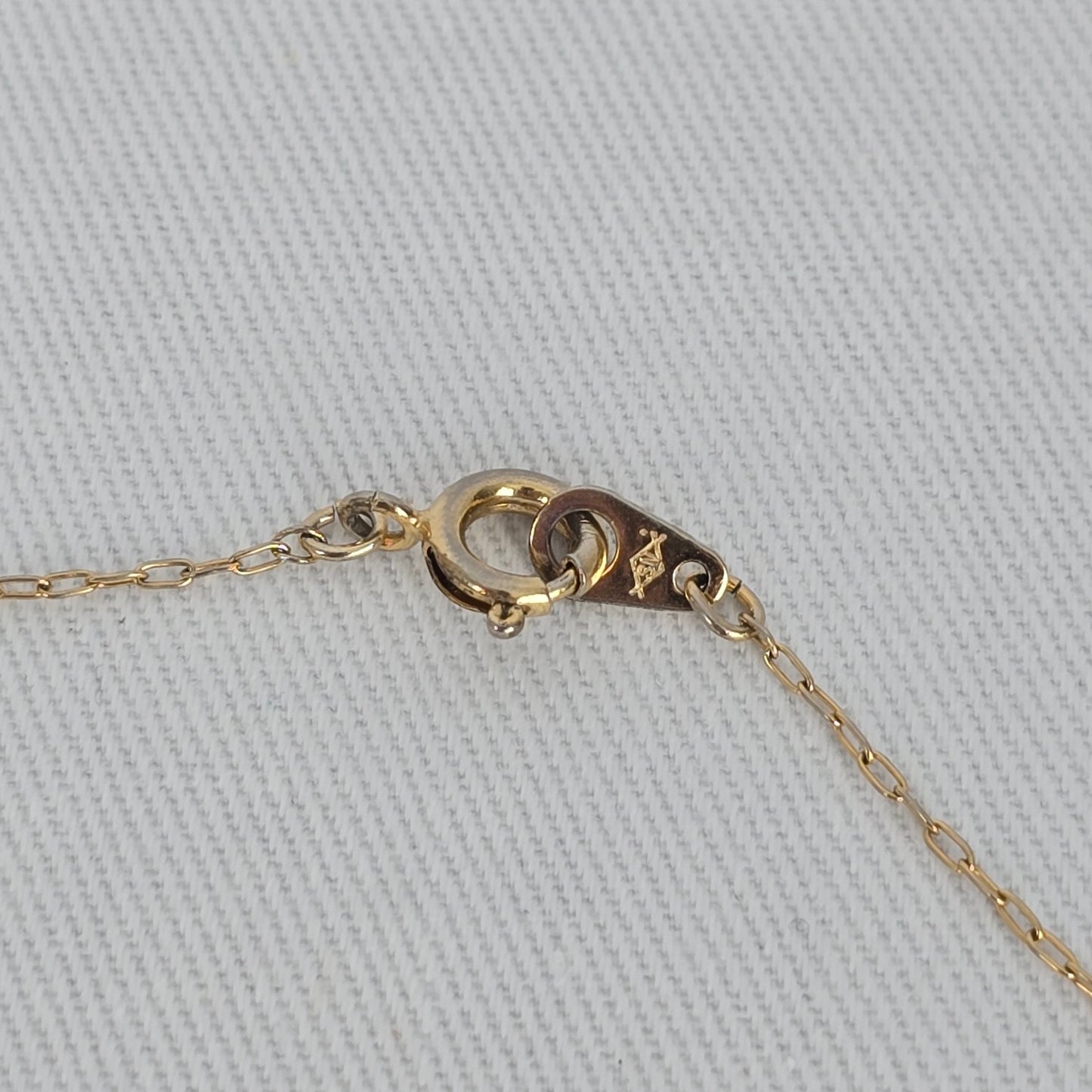 Gold Tone Faux Pearl Necklace Single Pearl Pendant Minimal Classic Necklace