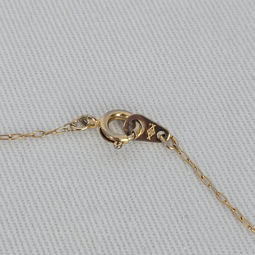 Gold Tone Faux Pearl Necklace Single Pearl Pendant Minimal Classic Necklace