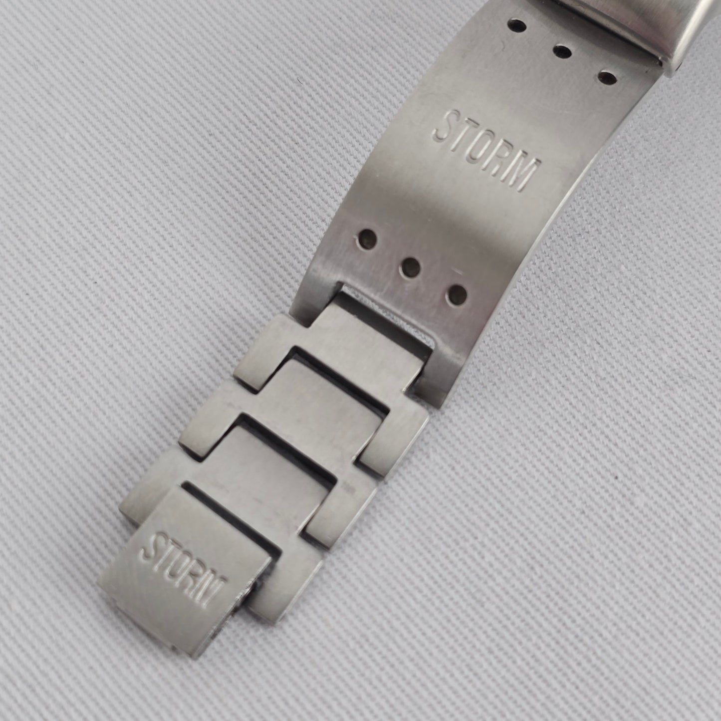 STORM London AXOR Watch Stainless Steel Blue Face Minimalist Modern Wrist Watch