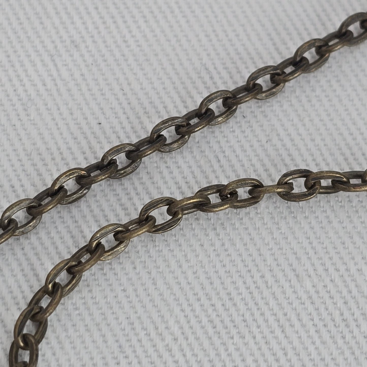 Vintage Buddhist Medallion Coin Necklace Zodiac Goat Bronze Tone Chain