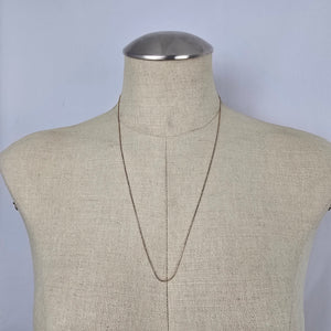10K Gold Chain Necklace Box Chain Solid Yellow Gold Minimalist Layering Chain