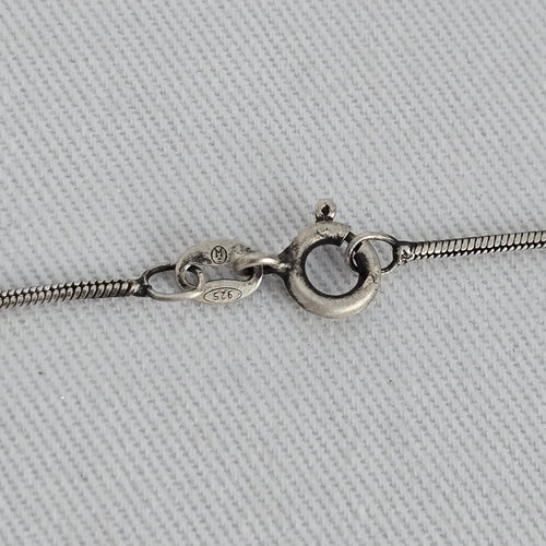925 Sterling Silver CZ Solitaire Pendant Necklace Round Cut Clear Stone