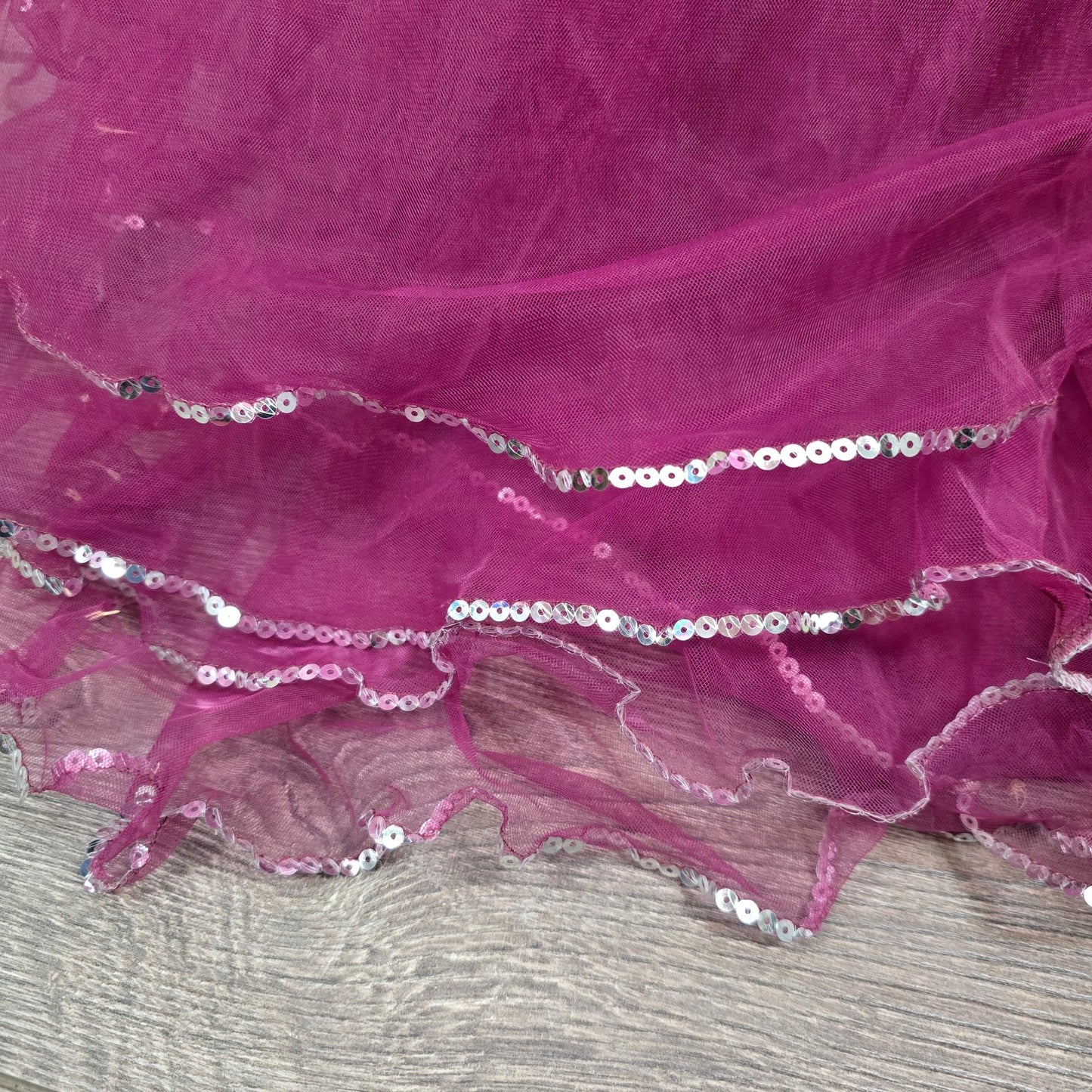 Bonny Bridal Burgundy Beaded Ball Gown Size 6