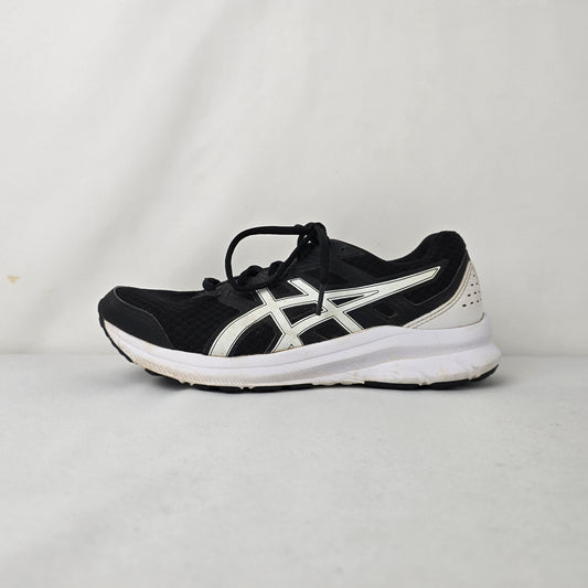 ASICS Black Athletic Running Shoes Wide 8.5 Comfort Trainer Sneakers