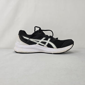 ASICS Black Athletic Running Shoes Wide 8.5 Comfort Trainer Sneakers