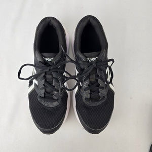 ASICS Black Athletic Running Shoes Wide 8.5 Comfort Trainer Sneakers