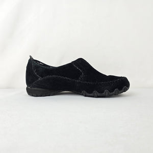 Skechers Relaxed Fit Memory Foam Slip On Runners Size 8 Black