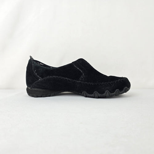 Skechers Relaxed Fit Memory Foam Slip On Runners Size 8 Black