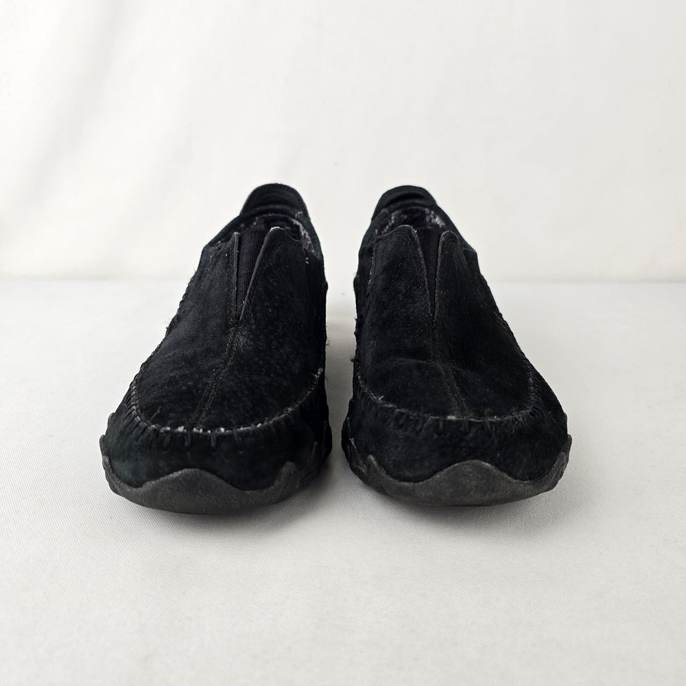 Skechers Relaxed Fit Memory Foam Slip On Runners Size 8 Black
