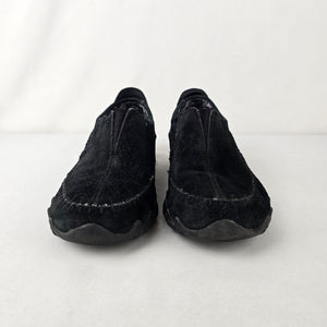 Skechers Relaxed Fit Memory Foam Slip On Runners Size 8 Black
