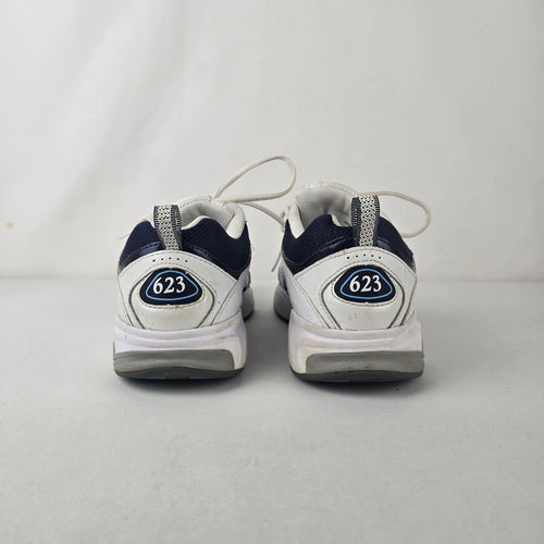 New Balance 623 Size 7.5 Wide White Training Shoes WX623WB