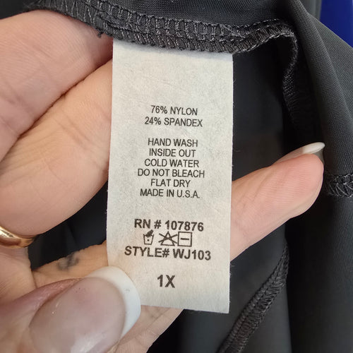Toni T Grey Zip Jacket Longline Lightweight Coat Size XL Minimal Asymmetrical