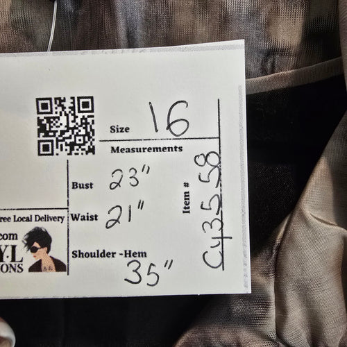 Renuar Belted Rain Jacket Animal Print Lightweight Size 16