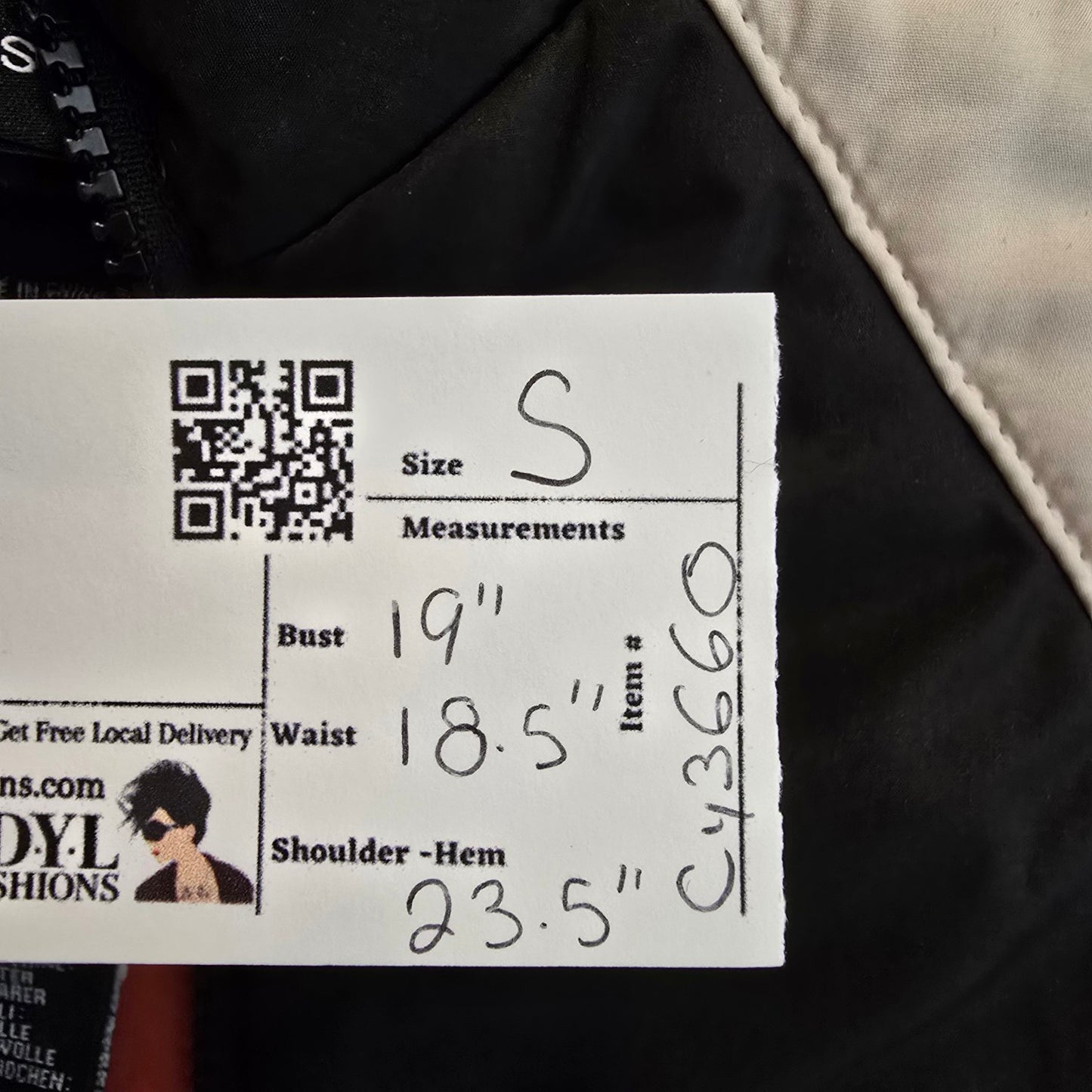 Harley Davidson Moto Vest Embroidered Logo Zip Black Red Size S