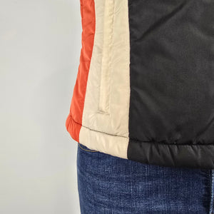 Harley Davidson Moto Vest Embroidered Logo Zip Black Red Size S
