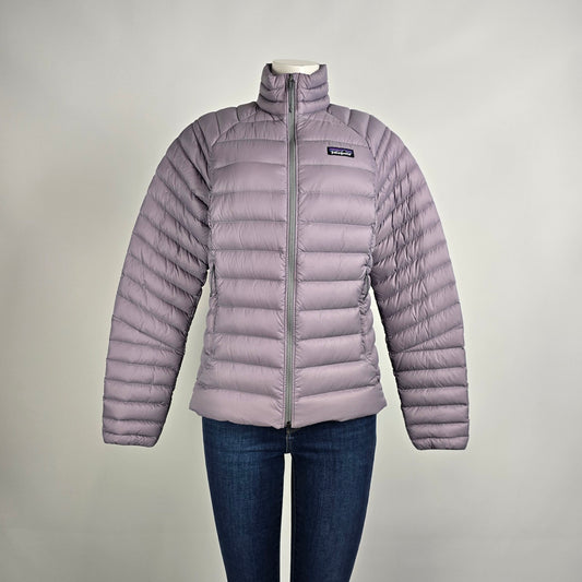 Patagonia Down Sweater Puffer Jacket Size M Lavender Lightweight Packable