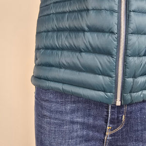 Cotopaxi Down Puffer Vest Size S Colorblock Packable Lightweight Insulated