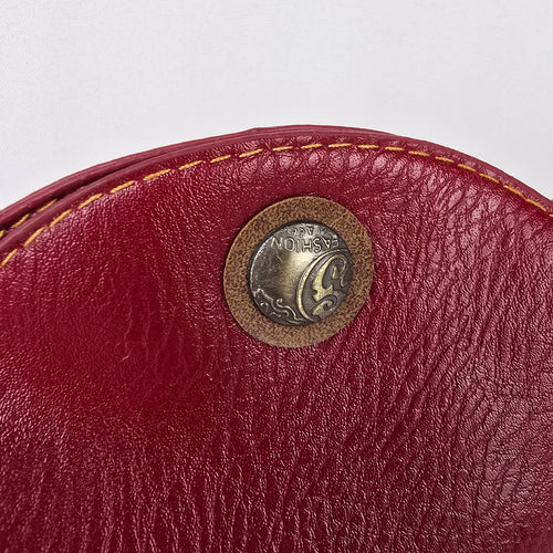 HEROING Red Leather Crossbody Bag Small Everyday Purse Canada