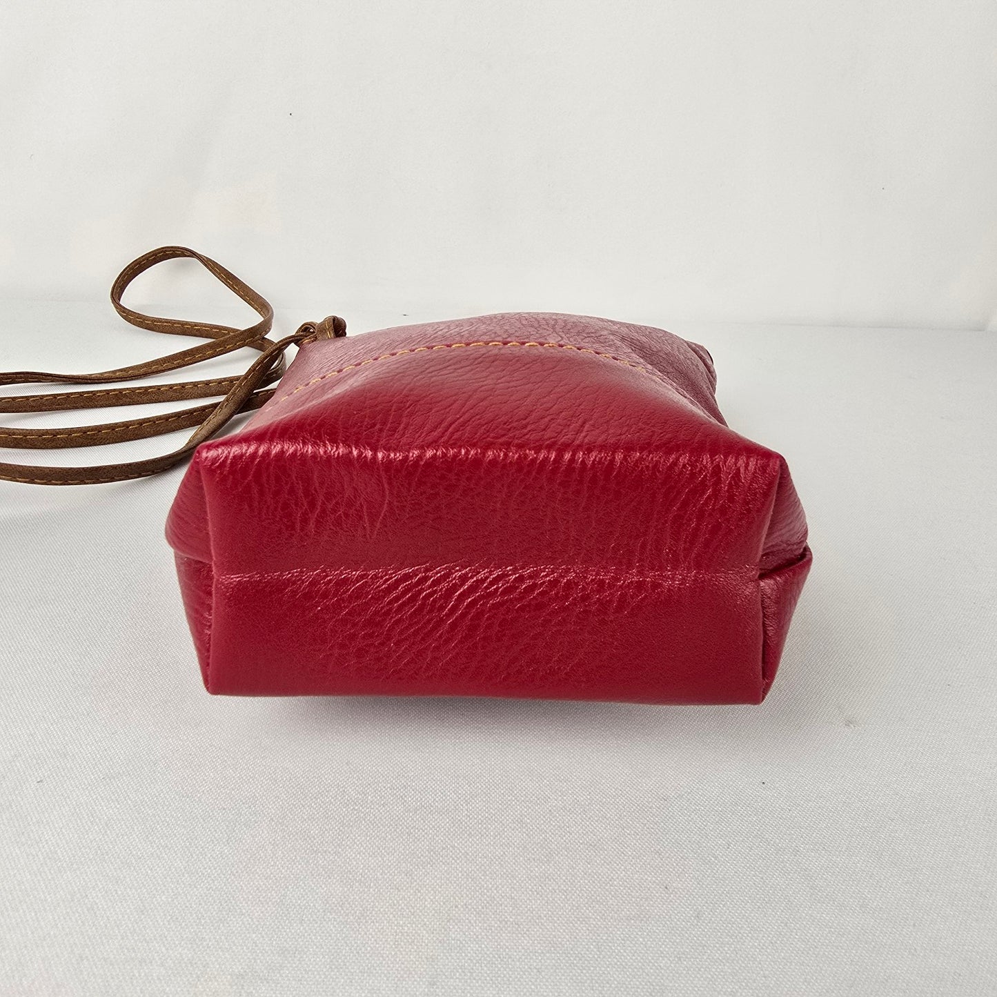 HEROING Red Leather Crossbody Bag Small Everyday Purse Canada