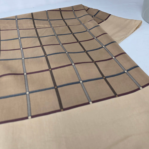 Vintage Burberrys Silk Scarf Made in Italy Equestrian Print Beige Square