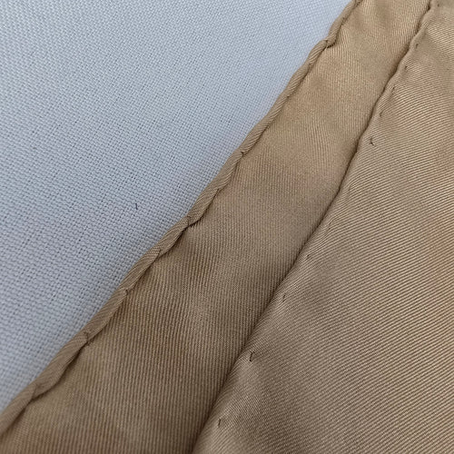 Vintage Burberrys Silk Scarf Made in Italy Equestrian Print Beige Square