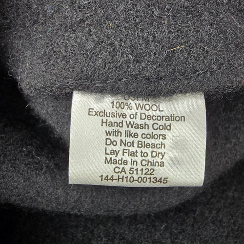 Black Wool Beret Classic French Style Soft Knit Hat Chic Minimalist