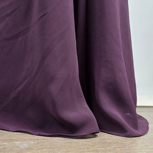 Sorella Vita Plum One Shoulder Bridesmaid Dress Ruched Formal Gown Size L/XL