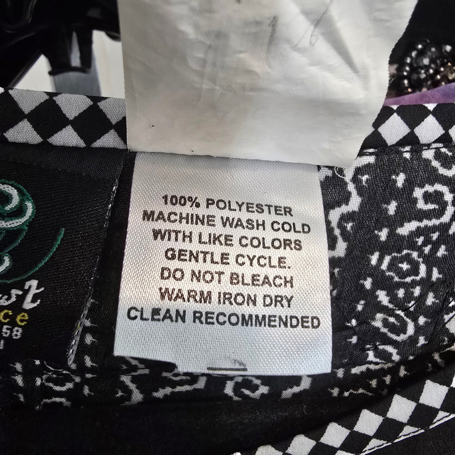 East Essence Kaftan Dress Size XL – Black & White Statement
