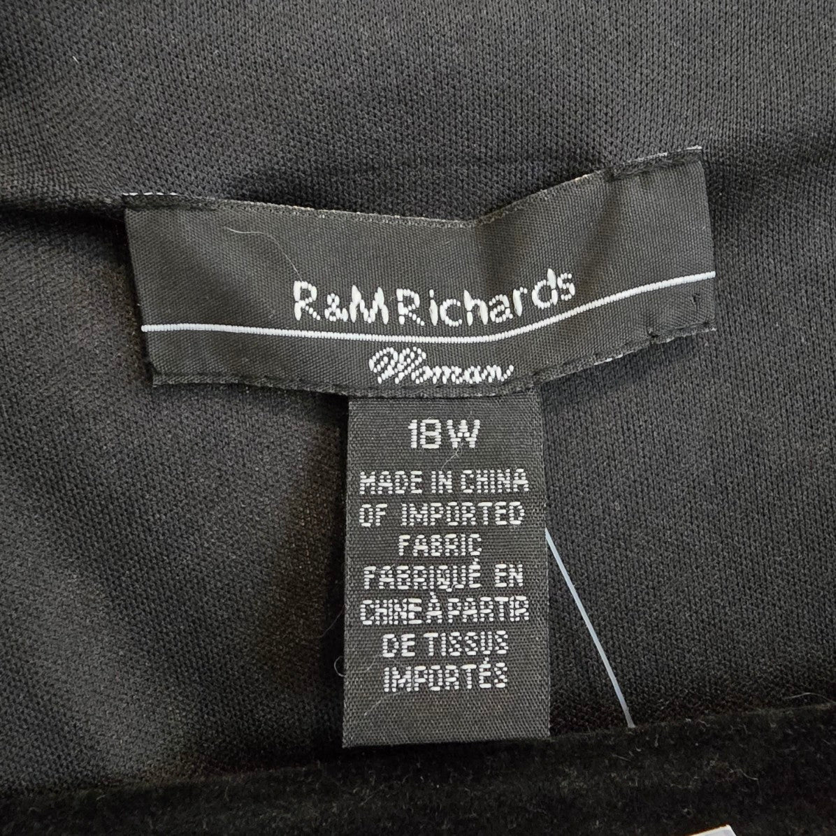 R&M Richards Snakeskin Print Dress Plus Size 18W Draped Overlay Ruffle Detail