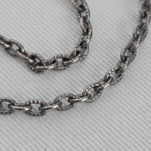 Vintage Style Turquoise Pendant Necklace Southwestern Figure Silver Tone Chain