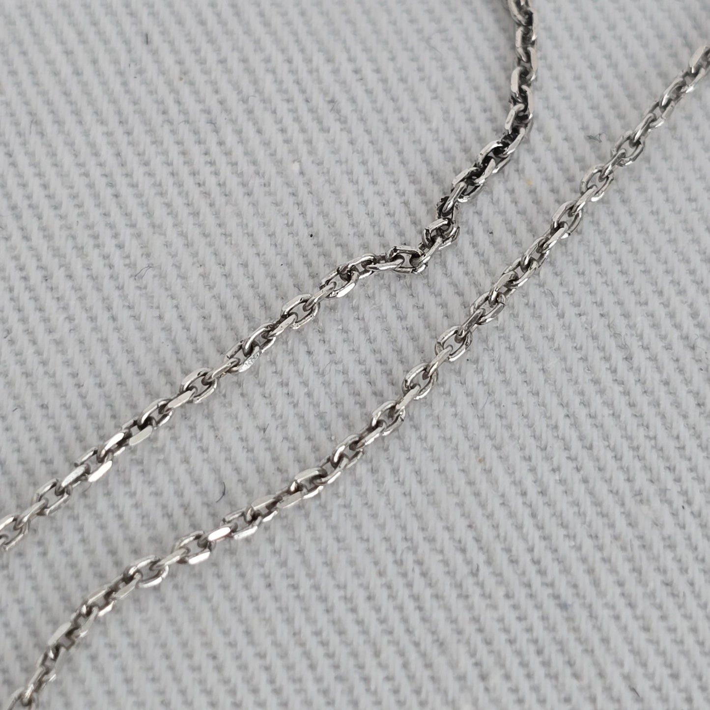 Vintage Sterling Silver 925 XL Heart Necklace CZ Pavé Pendant Dainty Everyday Jewelry