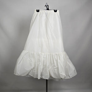 Vintage Sydney Bush Petticoat Skirt White Crinoline ILGWU Union Made USA Size 10