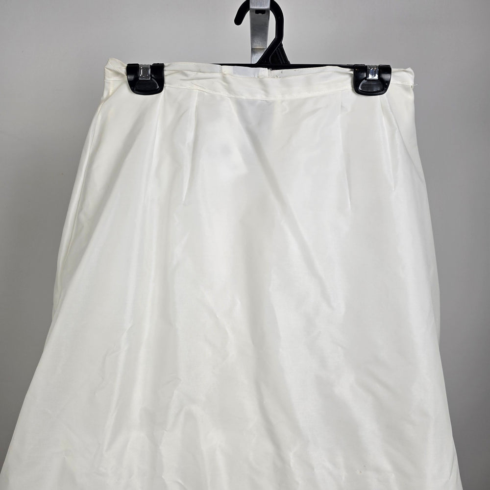 Vintage Sydney Bush Petticoat Skirt White Crinoline ILGWU Union Made USA Size 10