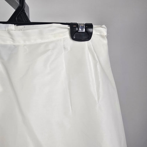 Vintage Sydney Bush Petticoat Skirt White Crinoline ILGWU Union Made USA Size 10