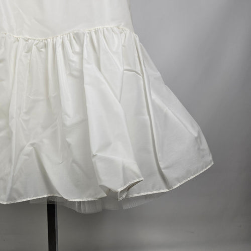 Vintage Sydney Bush Petticoat Skirt White Crinoline ILGWU Union Made USA Size 10