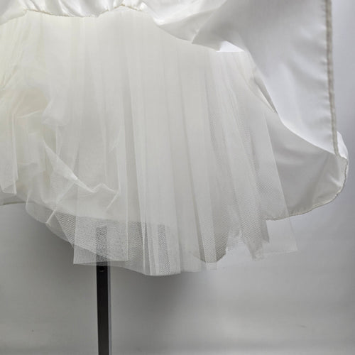 Vintage Sydney Bush Petticoat Skirt White Crinoline ILGWU Union Made USA Size 10