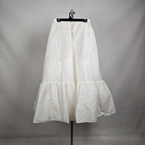 Vintage Sydney Bush Petticoat Skirt White Crinoline ILGWU Union Made USA Size 10