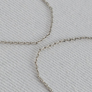 Hexagon Halo Crystal Pendant Necklace Silver Tone Dainty