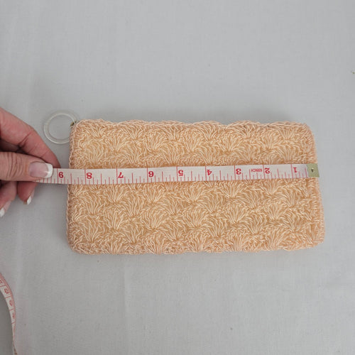 Vintage Arbel Montreal Beaded Coin Purse Made in Japan Blush Pink Evening Bag