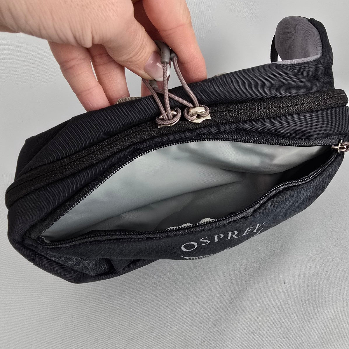 Osprey Waist Pack Belt Bag Grey Hiking Travel Fanny Pack Lightweight