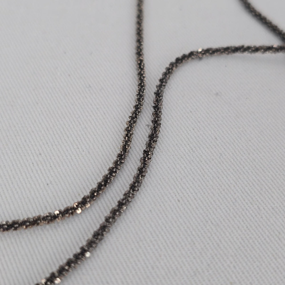Twisted Silver Sparkle Chain – 925 Sterling
