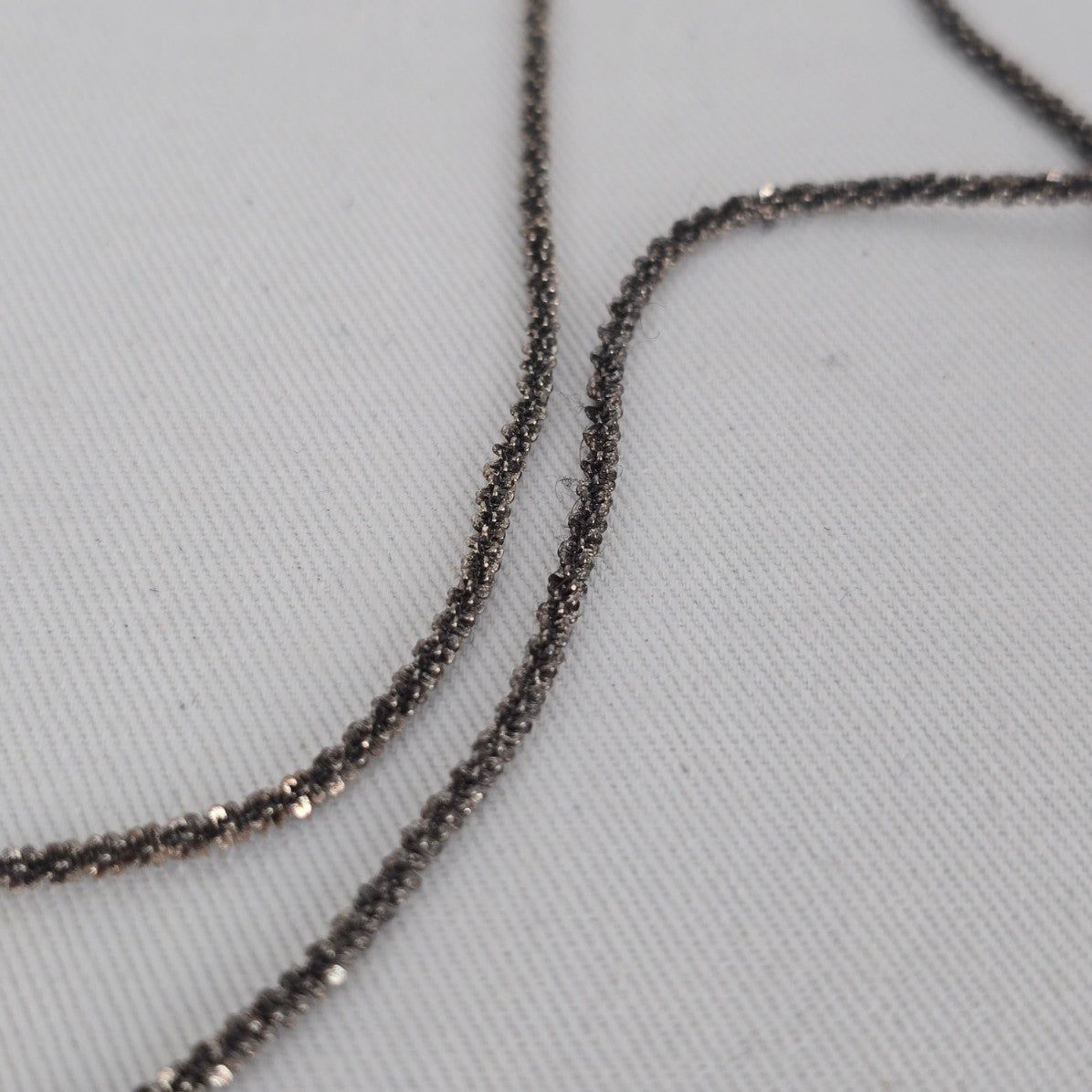 Twisted Silver Sparkle Chain – 925 Sterling