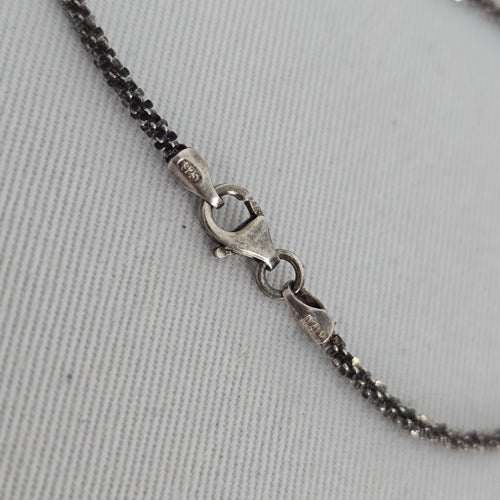 Twisted Silver Sparkle Chain – 925 Sterling