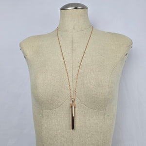 Stella & Dot Rebel Pendant Necklace – Rose Gold Edge