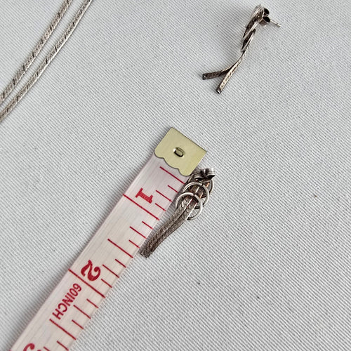 Italy 925 Sterling Silver Snake Chain Lariat Y Necklace Earring Set Minimalist